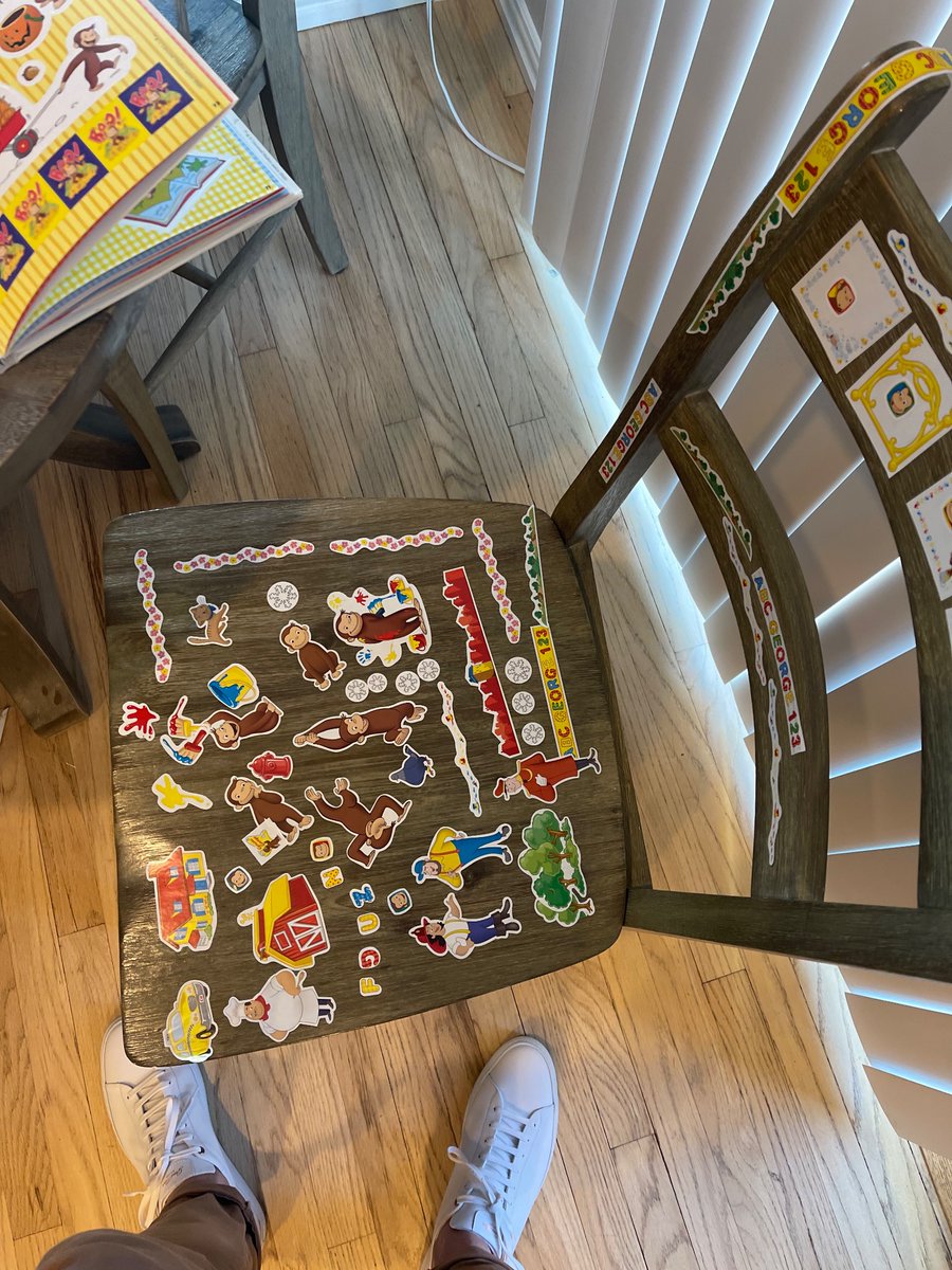 dannydb's tweet image. I sat reading a book on the couch for a moment, not realizing the four-year-old’s quiet play was my own doom.