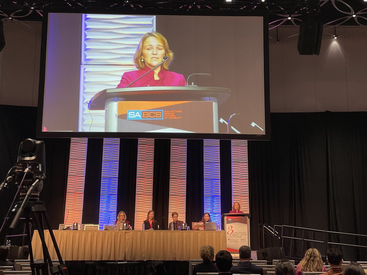 Thrilled to see a great turnout for the amazing IBC update from the incomparable @FilipaLynce @IBC_DanaFarber highlighting progress in biology, partnership with @SusanGKomen @MDAndersonNews for diagnosis tools and efforts to move good M1 tx to the M0 IBC setting! #SABCS2022