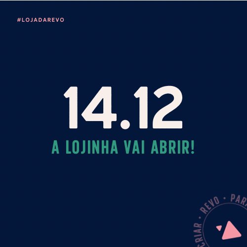 revolutionartes's tweet photo. Quem é que vai garantir revoprodutinhos? 👀

A @lojadarevo vai abrir no dia 14/12 com sketchbooks, moletons, camisetas, canecas e pins 🥰✨

E simmm, vai ter promooos 🤭 https://t.co/j9wcAn953t