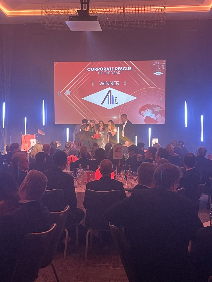 TRIStrategy_'s tweet photo. Corporate Rescue of the Year goes to @alvarezmarsal a huge congratulations from TRI Strategy 👏🏻🍾 https://t.co/VYnEZSoXVm