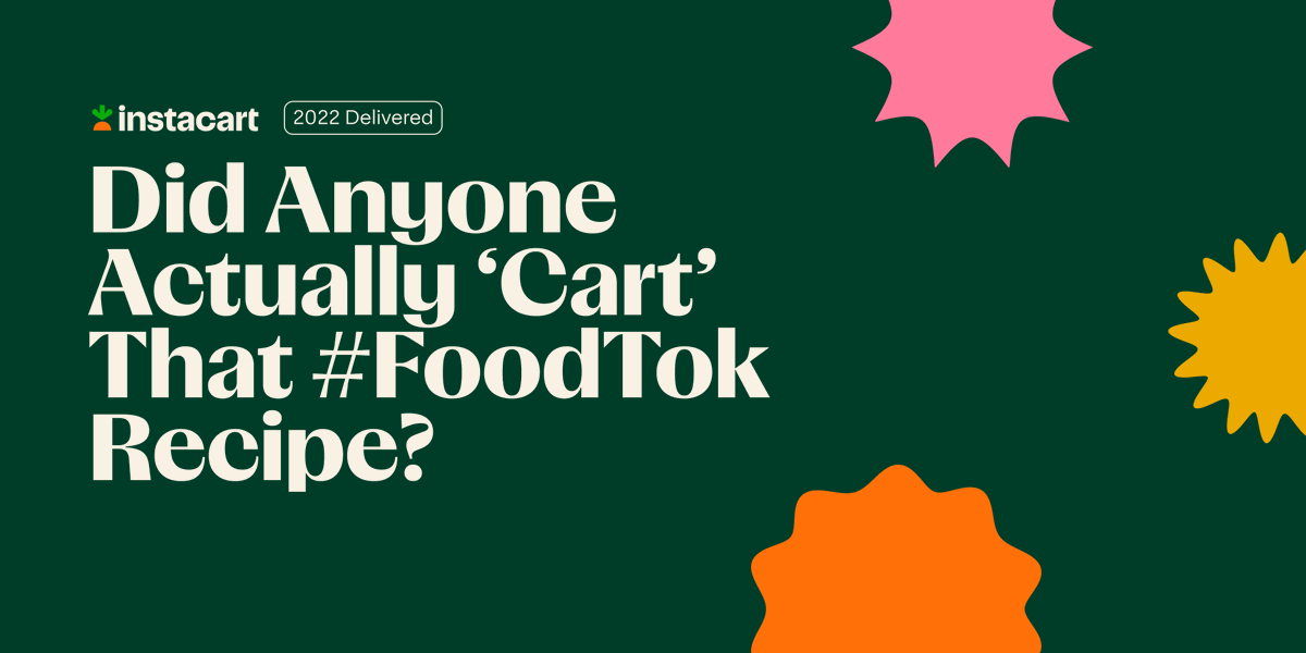 Balsamic vinegar soda. Grinder sandwich. Butter boards.  Am I talking about viral recipes of 2022 or what I had for lunch today? (Or both?!)

Anyway, click below to find out which food trends people actually added to their carts this year:
instacart.com/food-trends-de…