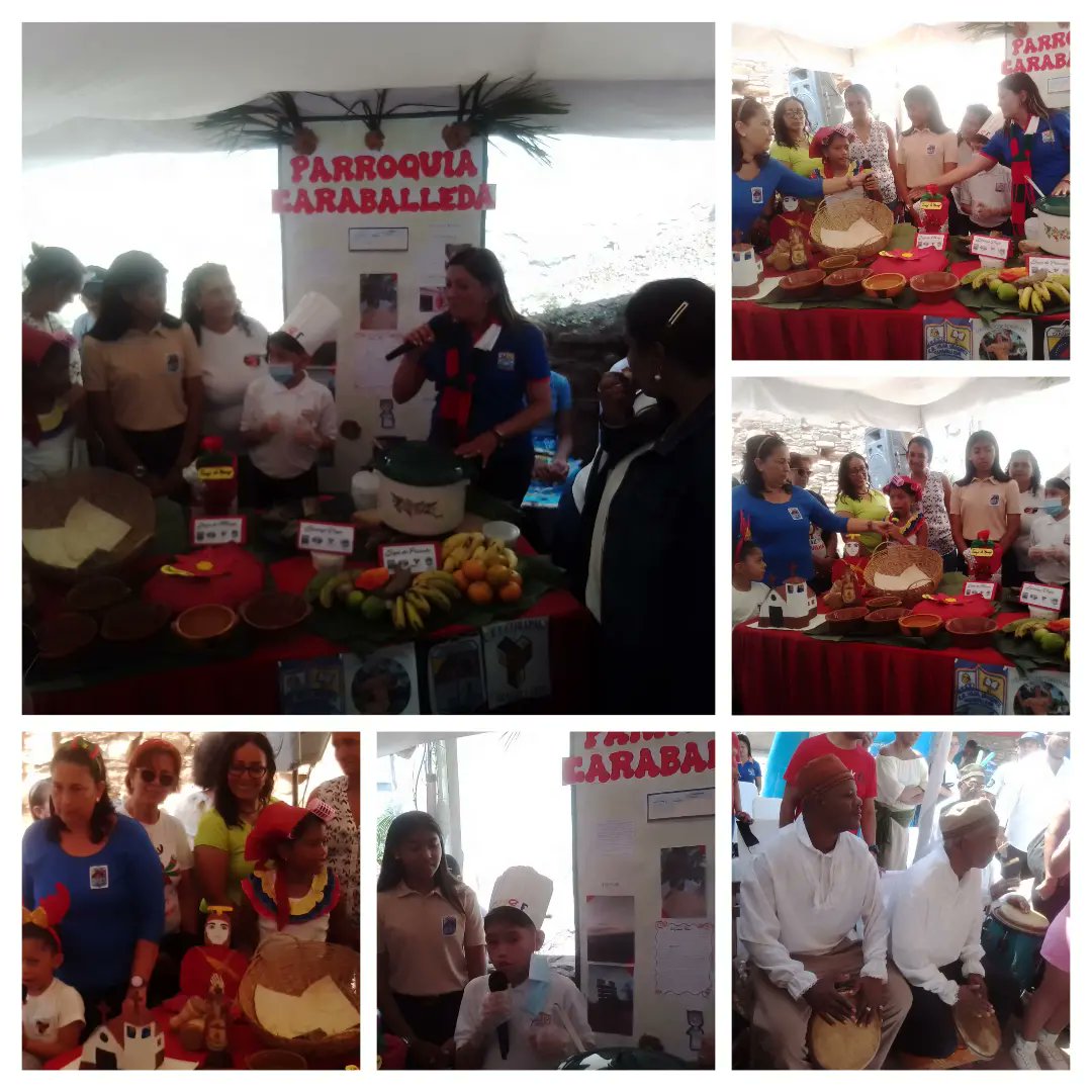 #Hoy I Expoferia turística gastronómica desde el estado La Guaira <a href="/NicolasMaduro/">Nicolás Maduro</a> @MPPEDUCACION <a href="/_LaAvanzadora/">Yelitze Santaella</a> <a href="/WuikelmanAngelP/">Wuikelman Angel P.</a> <a href="/vicent_carvajal/">Vicente Carvajal</a> <a href="/ViceComunidades/">Viceministerio de Comunidades Educativas</a>