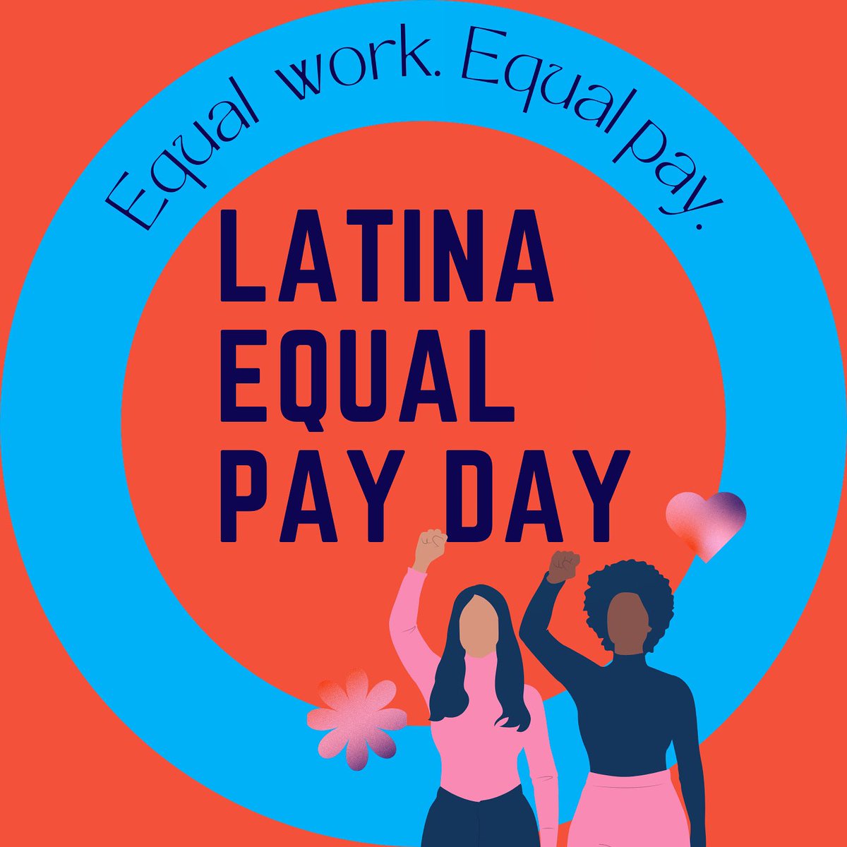 NMDEMS's tweet photo. Latinas deserve fair and equal compensation for their hard work. We need to do better and we won't stop fighting to close the wage gap! https://t.co/PDSfG3jJ8Y