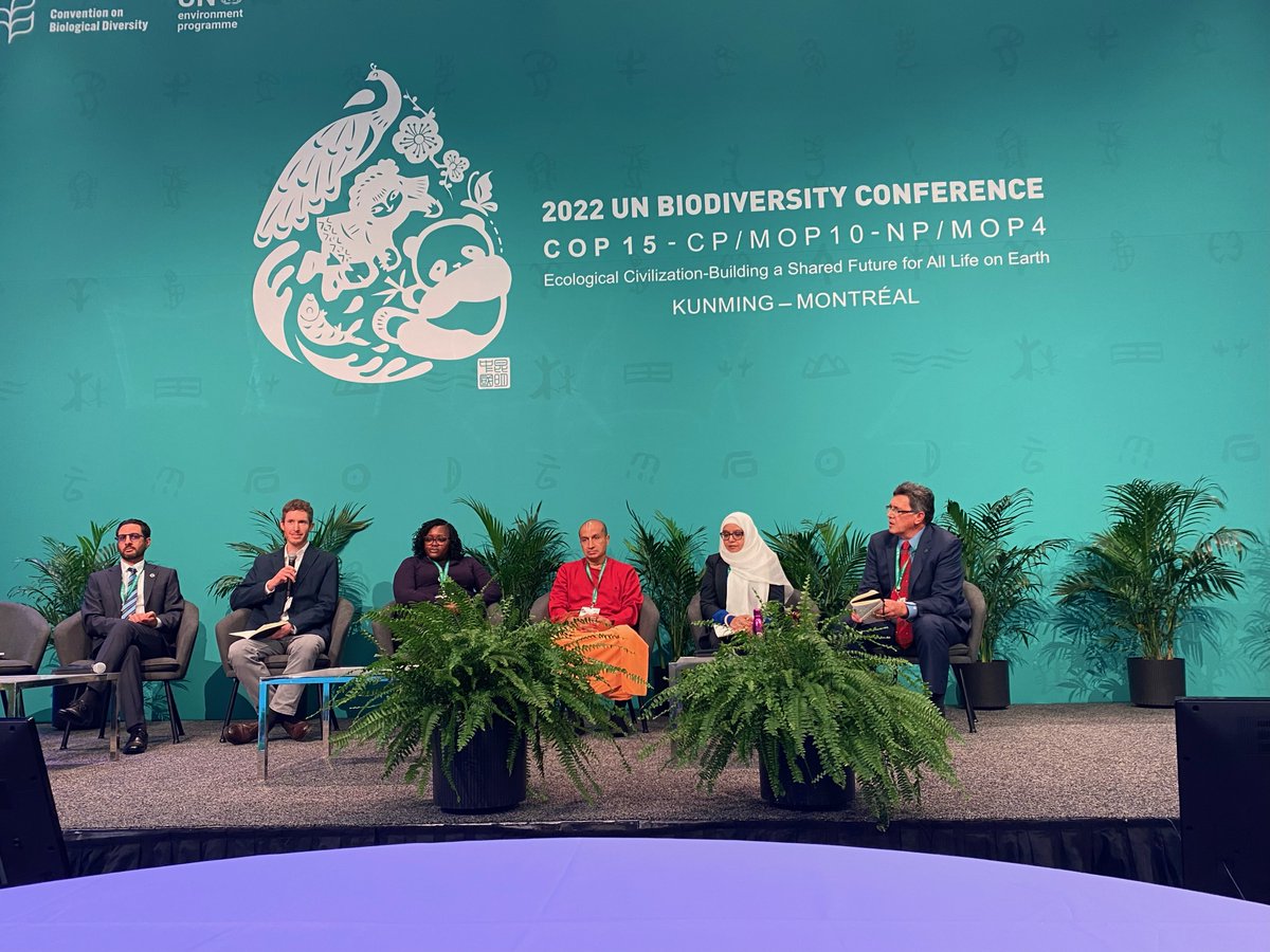 arochaint's tweet photo. Yesterday at #COP15, @arochacanada's Conservation Science Director, @PaulWSimonin was part of a multi-faith and Indigenous panel discussing ocean conservation. #COP15ARocha https://t.co/4mVT0Tuz4K