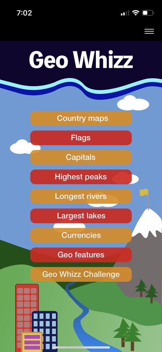 geowhizzapp's tweet photo. Here’s a great geography learning app for the whole family to play. Flags, capitals, peaks, lakes, rivers...
 https://t.co/WcBktiHueP… #AppStore #geography #geographyteacher #geographygame #geographyapp https://t.co/QRnUKndCYK