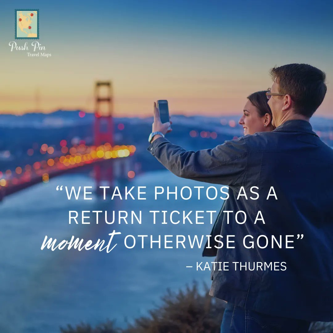 PushPinMaps's tweet photo. A reminder to savor and hold onto those special moments! 
#PushPinTravelMaps #travelbug #travelholic #travelgram #travelinggram #wanderlust #doyoutravel #lovetotravel #wonderfulplaces #roamtheplanet #travellifestyle #travelquote #travelsaying #travelinspiration https://t.co/wlnu9BNhBh