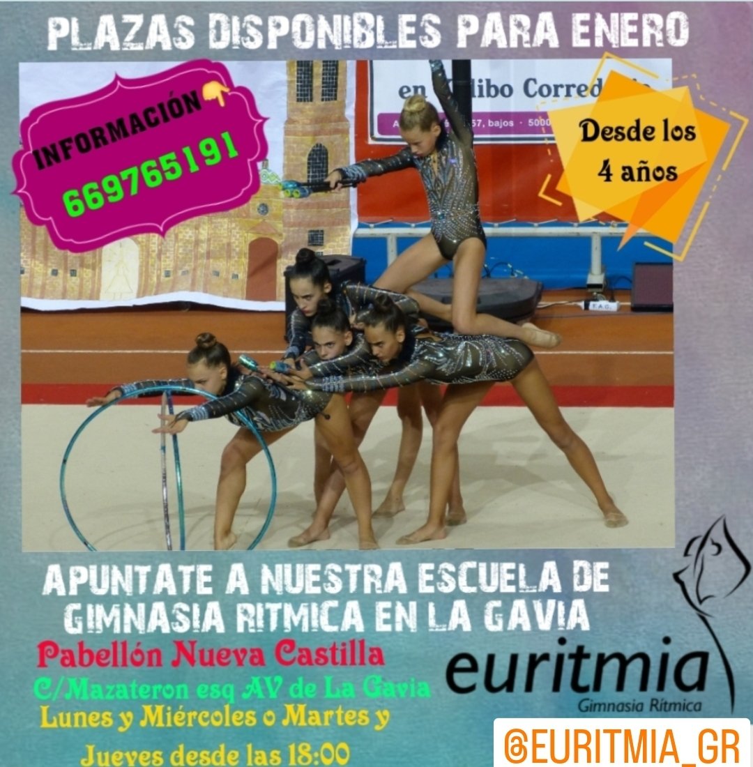 REuritmia's tweet photo. Turnos👇
Lunes y miércoles o
Martes y jueves desde las 18:00
A partir de 4 años 
INFORMACIÓN 👇 
Whatsapp - 669765191
TE ESPERAMOS!!!! https://t.co/GrCBt3v5X5
