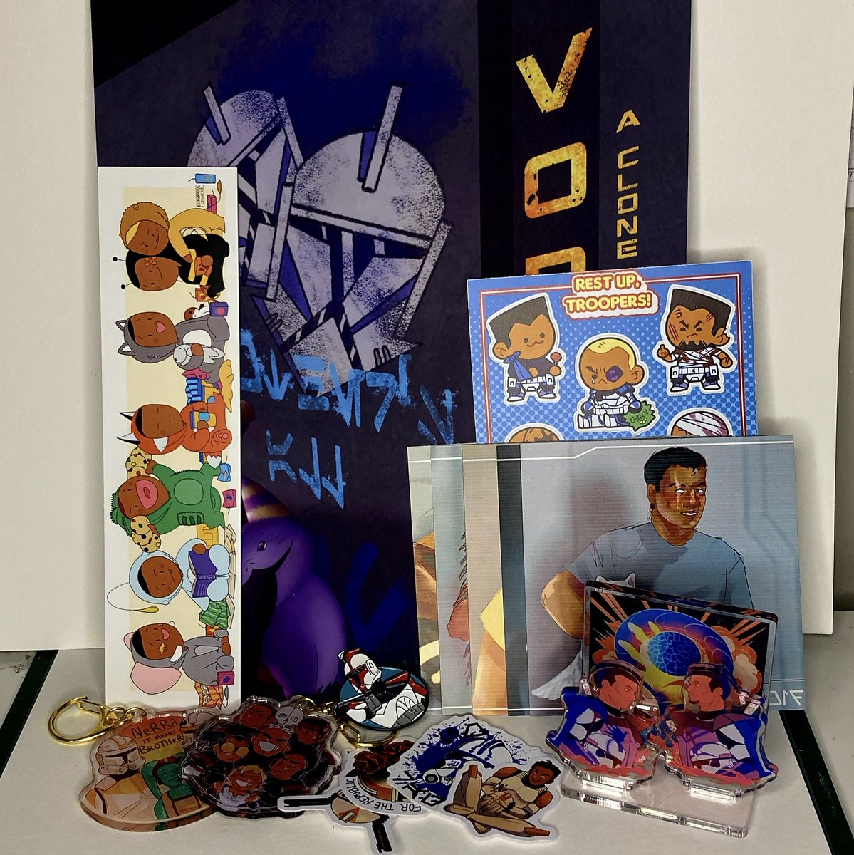 VodeAnZine's tweet photo. Hey Everyone!
 A sneak of the goodies being sent out and an update! International orders are being shipped! Check your email for tracking numbers over the next several days! https://t.co/JX1lgYeJms