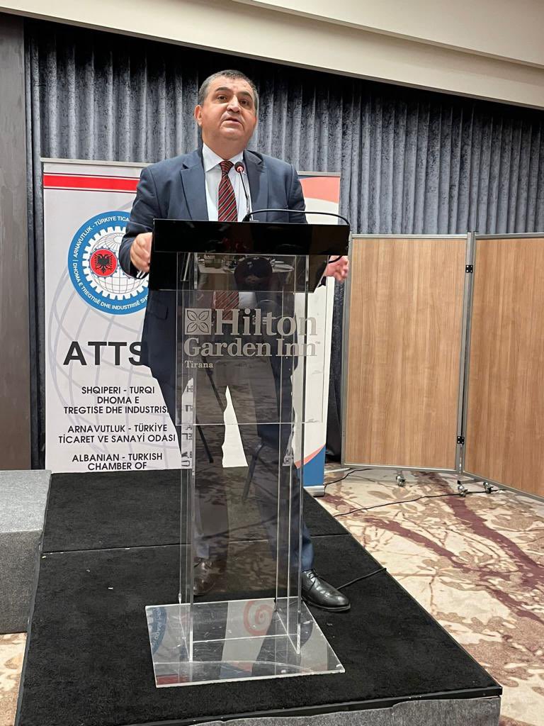 frkkymkc's tweet photo. #Tiran’da 🇹🇷&🇦🇱 işinsanlarıyla @info_attso’nun düzenlediği #ATTSO Talks etkinliğinde buluştuk.🇪🇺 üyelik yolunda iki Stratejik Ortak&Müttefik olarak, 🇹🇷&🇦🇱 arasında ticari ilişkiler ve yatırımlar artmaya devam ediyor. @TC_Disisleri @AlbanianDiplo @TurkEmbTirana @AlEmbassyTurkey https://t.co/ohkwNqN2NV