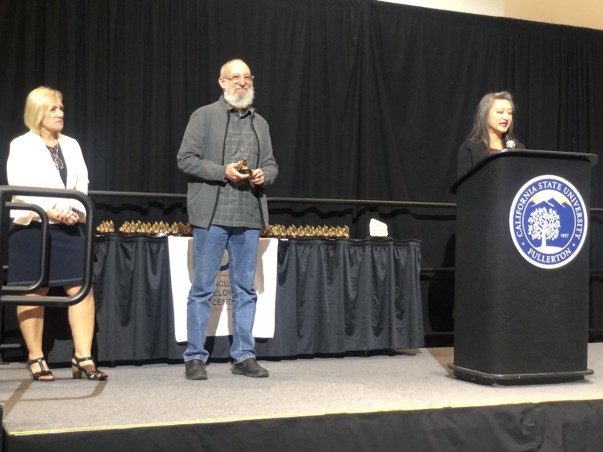 jasonmshepard's tweet photo. So proud to honor 4 superstar @csufcommdept faculty with Outstanding Teaching Awards @calstate @csuf @csuffdc today: Dr. Jasmine Phillips (@DrPhillips13), Dr. Elise Assaf, Carolyn Coal and Ron Romain. https://t.co/0ht4qWFm7O