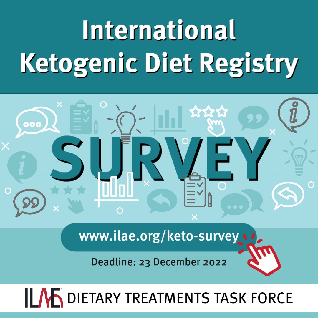 The #ILAE Dietary Treatments Task Force invites participation in a Delphi process to establish the content domains for an international #ketogenic dietary therapy register. Learn more and access the survey at ilae.org/keto-survey. #ketodiet