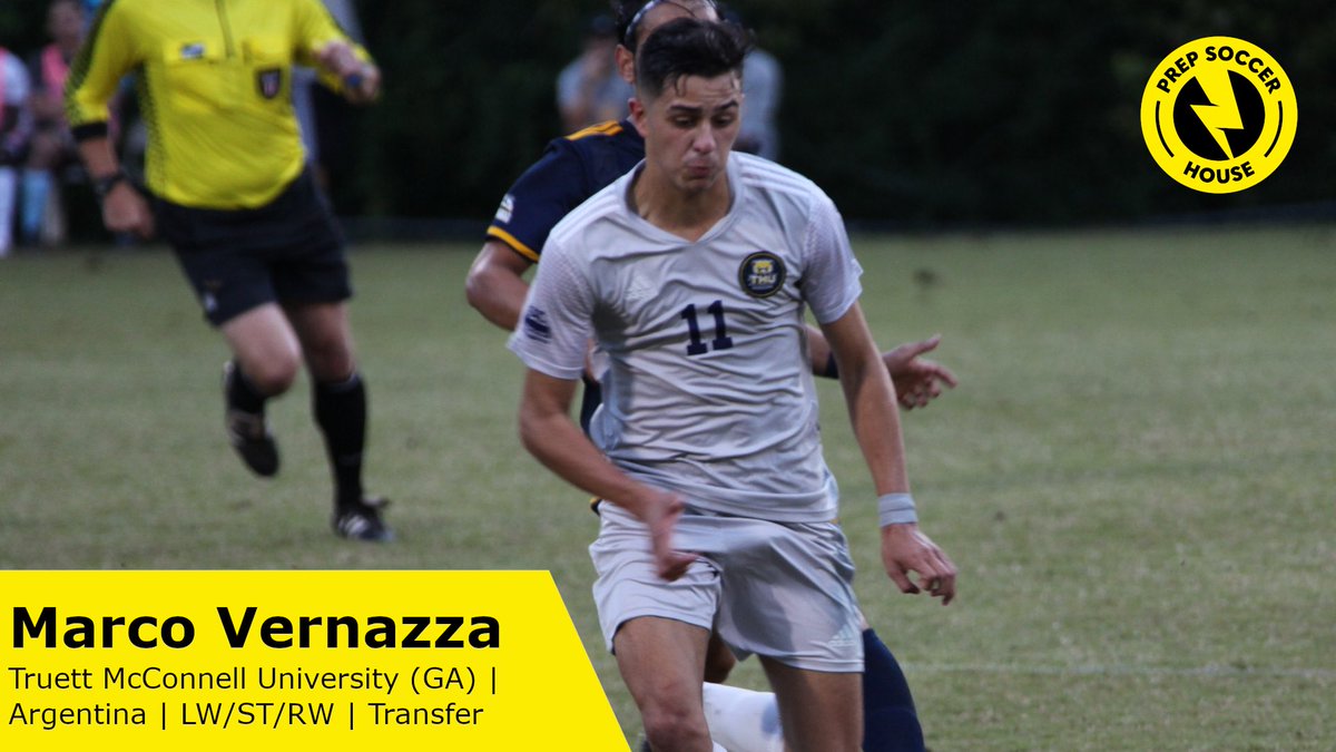Welcome to Prep Soccer House Recruiting, Marco Vernazza!⚡️

Truett McConnell University (GA)
Argentina
Grad Year: Transfer
Position: LW/ST/RW
Height: 5’11”
Weight: 161lbs

Contact us for more information about Marco, as well as check out his profile on our website!⚡️