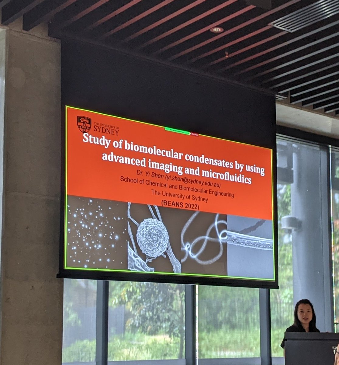 beansymposium's tweet photo. Kicking things off with a fab talk on #biomolecular condensates by @Yi_Shen_! Remember, if you're attending online (or just feeling a bit shy) feel free to jump into discussion with the hashtag #BEANS22 or in the comments below ⤵️ https://t.co/T3RXQ36S6Y