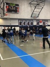 Staff and Mr. Shimer vs boys basketball teams! A great way to end the season. TY cheerleaders for the half time show. #Legit BMS is the best! <a href="/BurtonBulldogs/">Burton Middle School</a> <a href="/BurtonSchools/">Burton Schools</a>