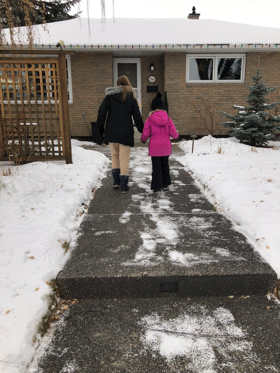 Delivering some Christmas cheer in the form of homemade cards!