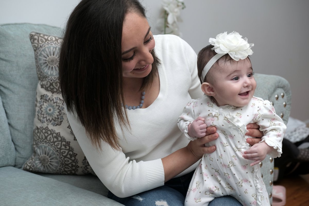 Reem &amp; her fam arrived in 2017, weeks before Trump’s #MuslimBan went into effect.

They left #Syria to escape civil war. Now they own a house &amp; this summer Reem became a mom of three &amp; a U.S. citizen 🇺🇸

#RefugeesWelcome