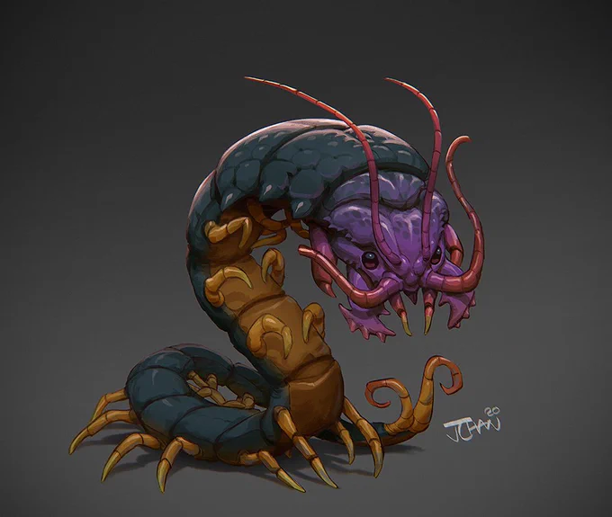 re-sharing some old arts, part 2! these range from 2015-2022, the theme is bugs  