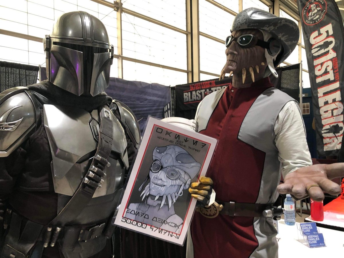 "Incredible! He looks just like me! But it isn't me, know what I am saying?"

DZ-12638 as Hondo Ohnaka: Imperial Era, has infiltrated the 501st Canadian Garrison.

#HamiltonComicCon #UnderworldDetachment #Pirate #official501st #StarWars #Bounty <a href="/starwars/">Star Wars</a> <a href="/501stLegion/">501st Legion</a>