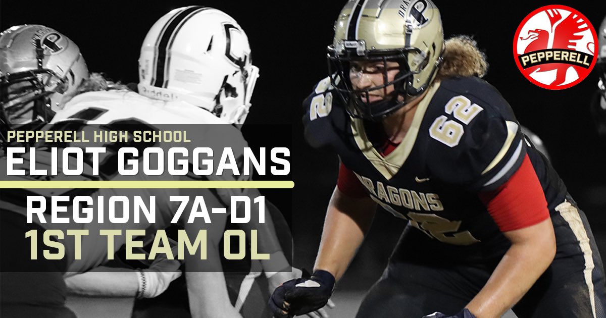Congrats to Eliot Goggans for his first team selection. Great year on the OL. #PayThePrice