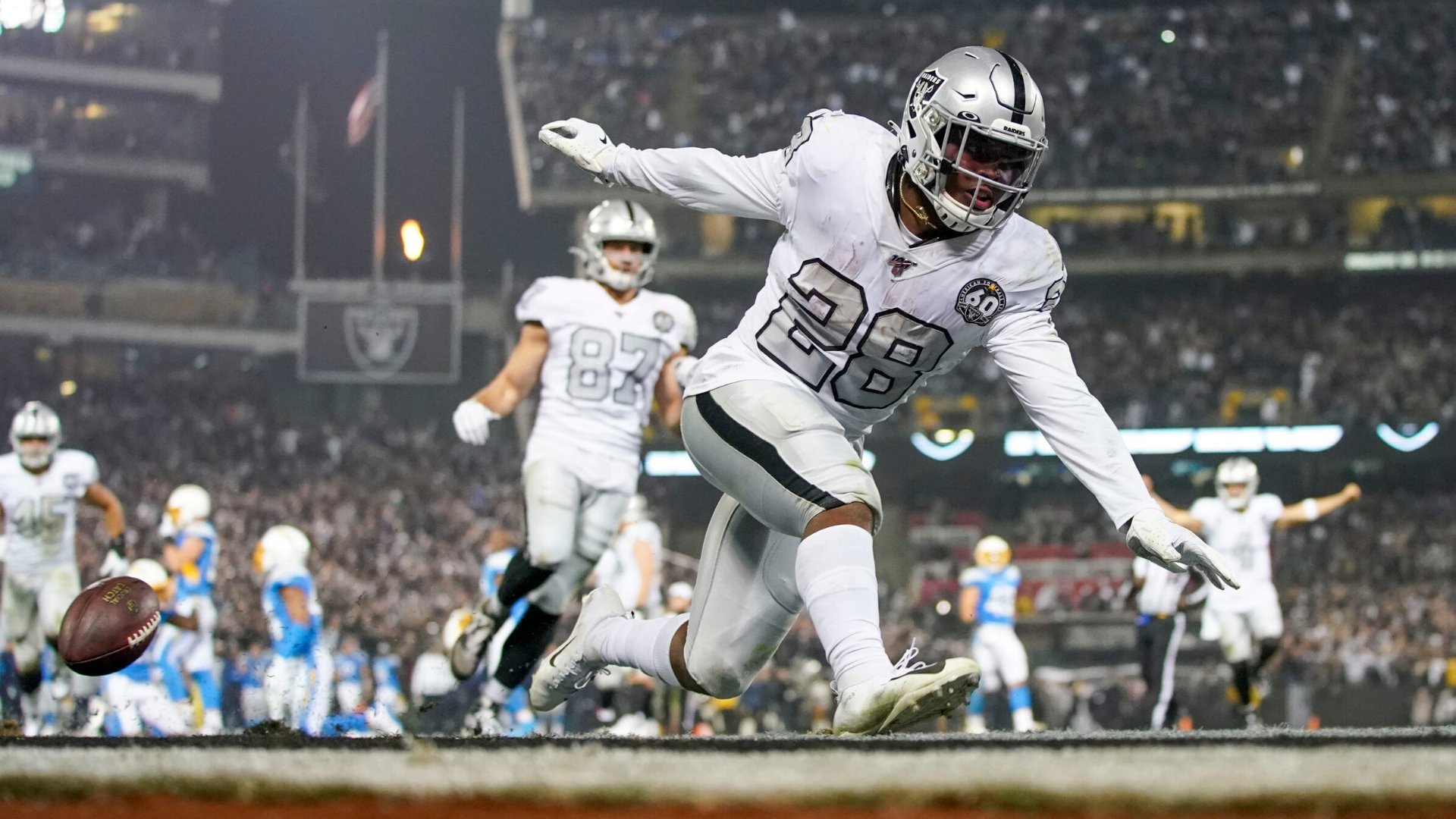 Raiders make it happen for our new color rush : r/raiders