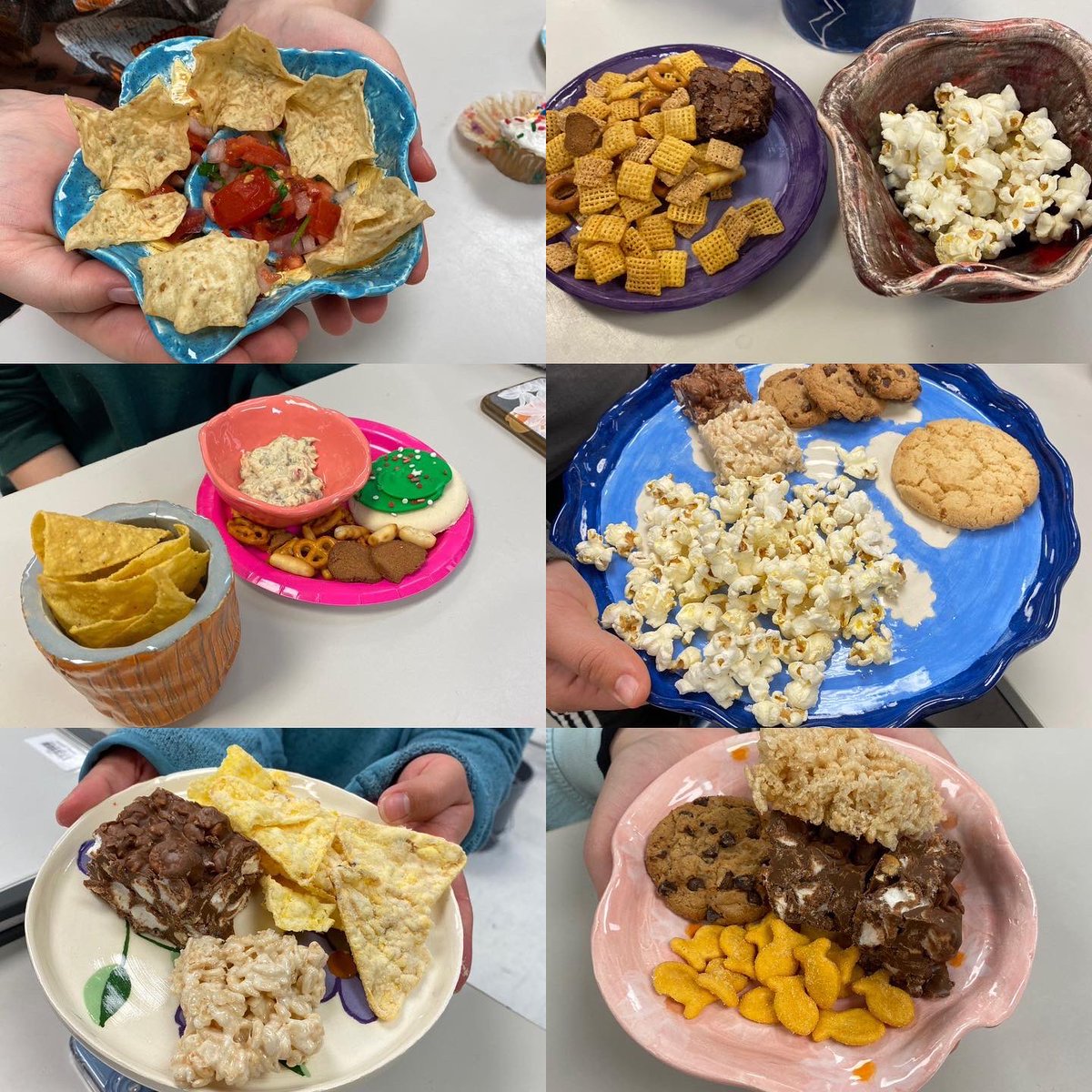 Sirridge_Art's tweet photo. When art is pretty AND functional! 🎉
.
#foodparty #functionalart #pottery #kidtested #studentart #artmatters https://t.co/xQPuuHMznA