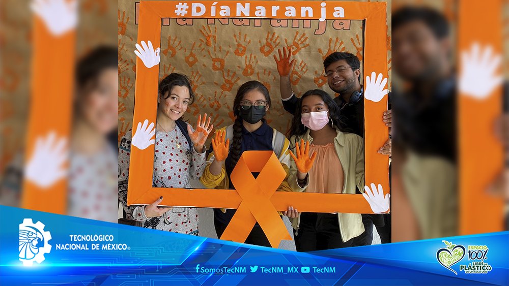 TecNM_MX's tweet photo. #ComunidadTecNM
El @TecNMAtita continúa sumándose a las acciones para concientizar en la eliminación de la violencia contra las mujeres en el marco del #DíaNaranja
#CompromisoTecNM
#TodosSomosTecNM https://t.co/wlU5Z649p2
