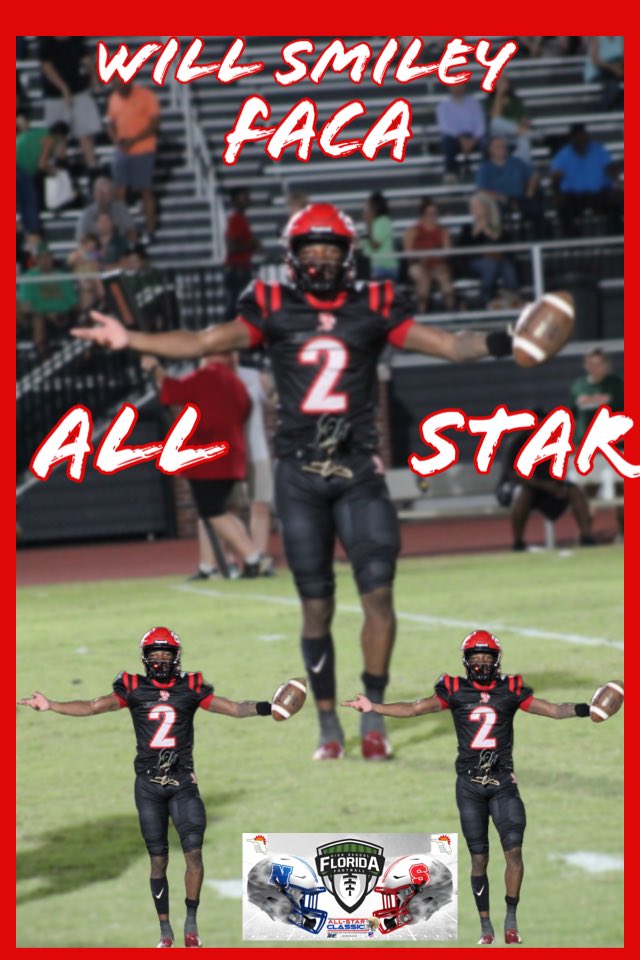 BayHighFball959's tweet photo. Excited to announce that Will Smiley has accepted an invitation to participate in the Florida Athletic Coaches Association North South All Star Game. He will be representing Bay High as a member of the North Team…. Congratulations Will!!! #RESTORED https://t.co/MPMgR56klq