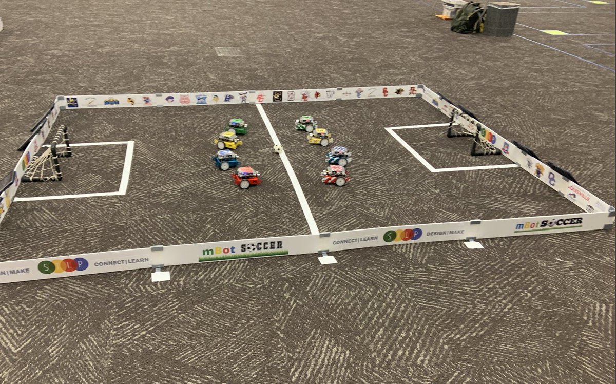 tstice's tweet photo. Big shout out to @STLPKentucky Robotics for partnering with @GRRECKY today to help us make THE MOST AWESOME PLAYGROUND in Ninja Coding History!  #GRRECNinja https://t.co/6PaZ2EhfMj
