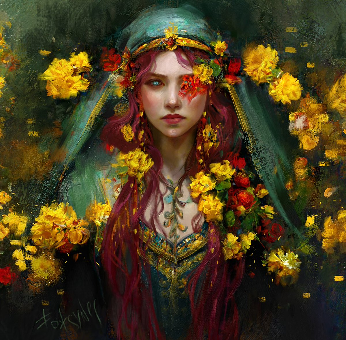 capsule_house's tweet photo. Meet @FoksyNes🦊 the SuperRare genesis💎
Check out her #CapsuleCard “Ancient Servant” below AND "Resilience" just dropped on @SuperRare!
"My paintings are a way of escaping to another world. A world where anything is possible. The world of myths and fairytales." ✨ https://t.co/1VyrZj3yCO