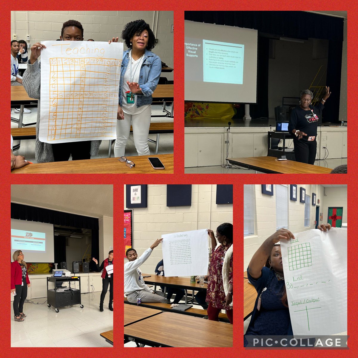 MrsFallonH's tweet image. Look 👀 @Merrifield extended PLC! We focused on supplemental aids fading process and dyslexia characteristics. Ms. Spencer was excited to share out the #teachingprocess. Our @DvilleSpecialEd and Dylexia Therapist did a great job!  @dst1598, @SMann2015, Ms. Robles &amp;amp; Ms. Daysi! 💞