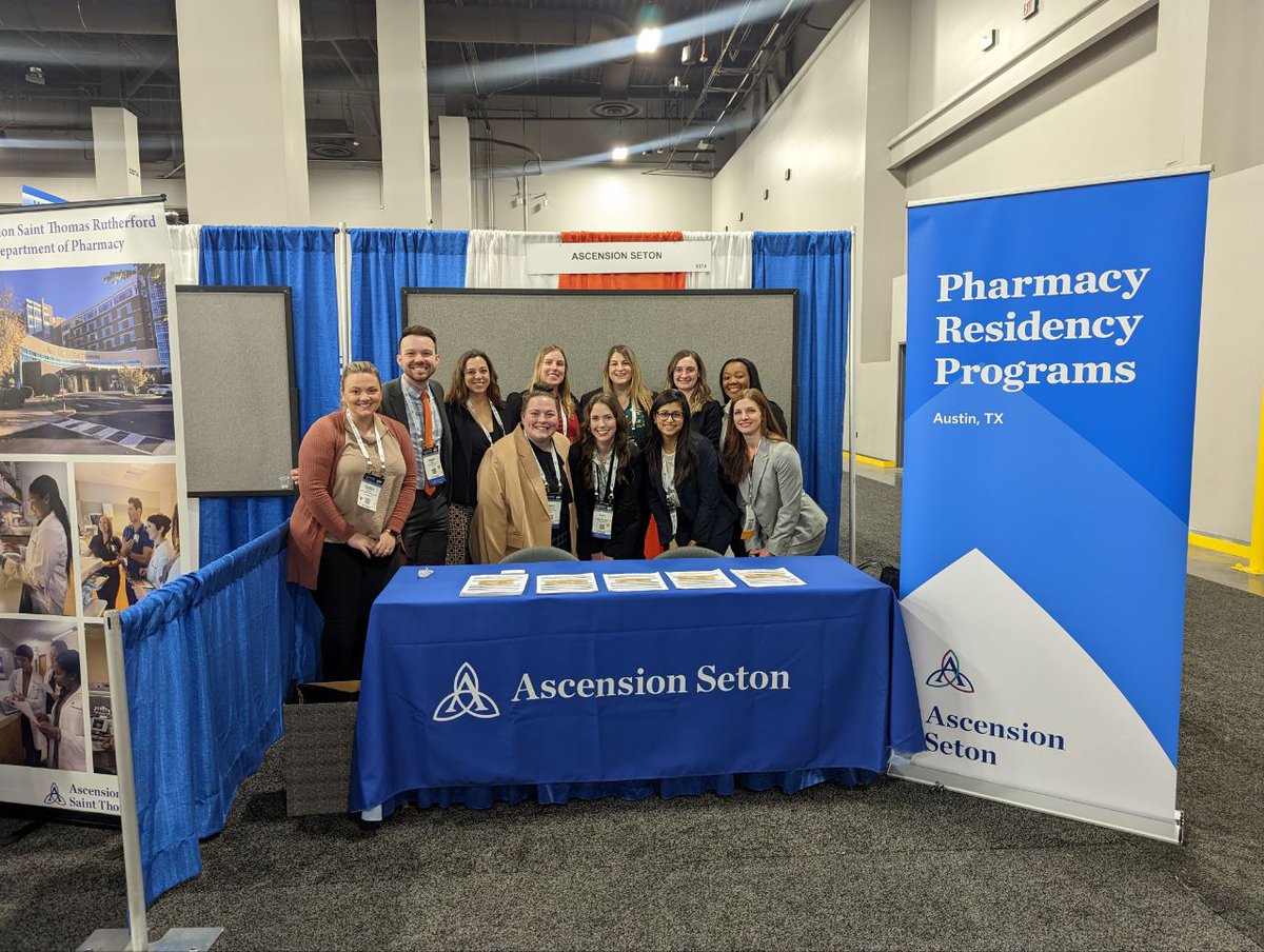 SetonPharmRes's tweet photo. Thank you to everyone who stopped by our booth at #ASHPMidyear2022! We enjoyed getting to meet all of you and best of luck! https://t.co/Z8bbtu3XOM