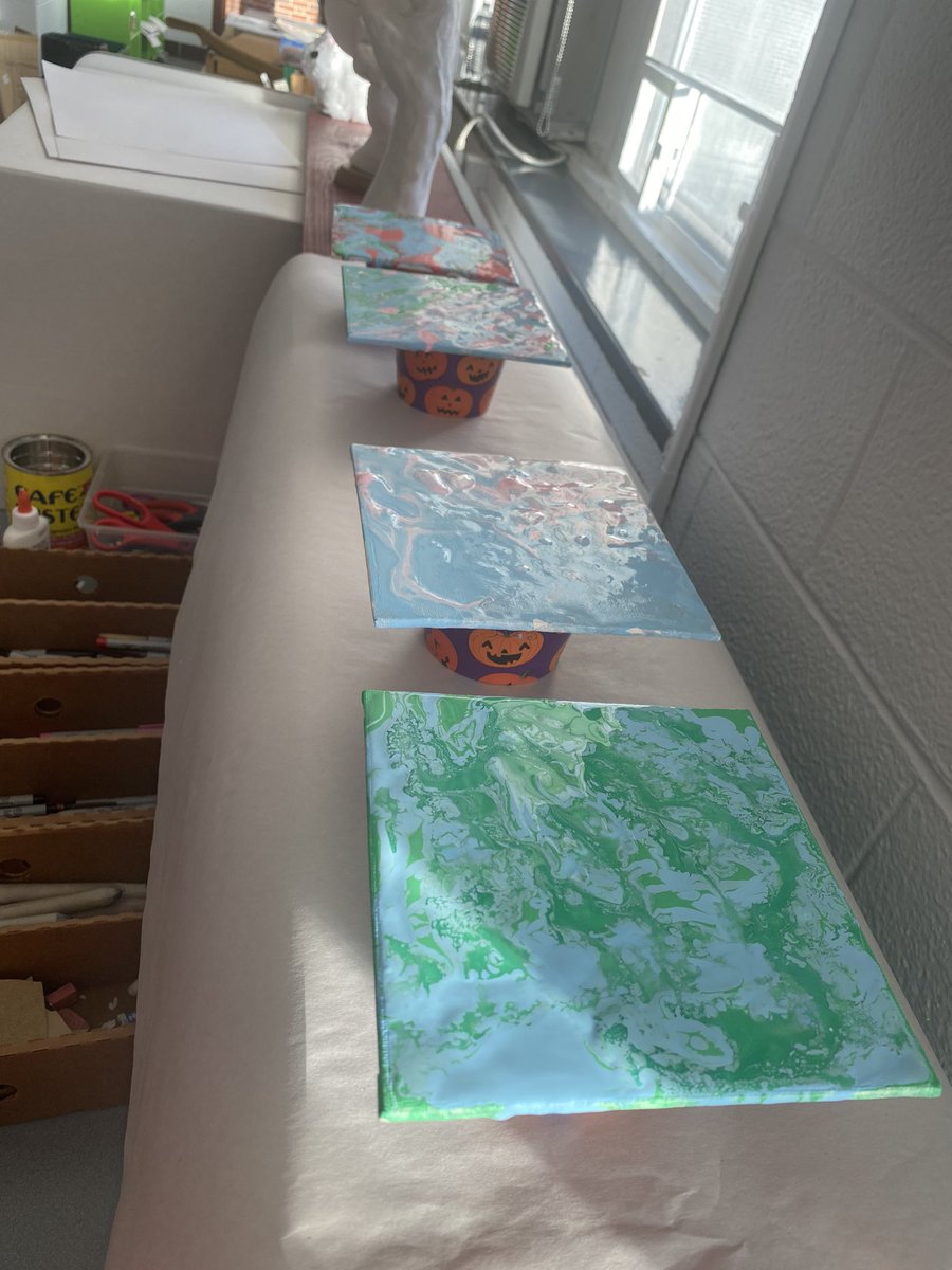Art teacher PD sucess… MS and HS explored advanced acrylic painting techniques. I am so grateful my new role allows me to provide relevant content specific PD.  <a href="/dedhamfinearts/">Dedham Fine and Performing Arts</a> <a href="/DedhamSchools/">Dedham Public Schools</a>