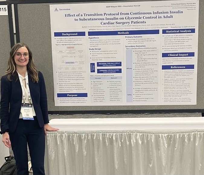 SetonPharmRes's tweet photo. We had a blast at ASHP Midyear 2022! 

Here are the posters presented by Chelsea (HSPAL PGY1) and Cindy (Pediatric focused PGY1)! https://t.co/KppX2mEpSU
