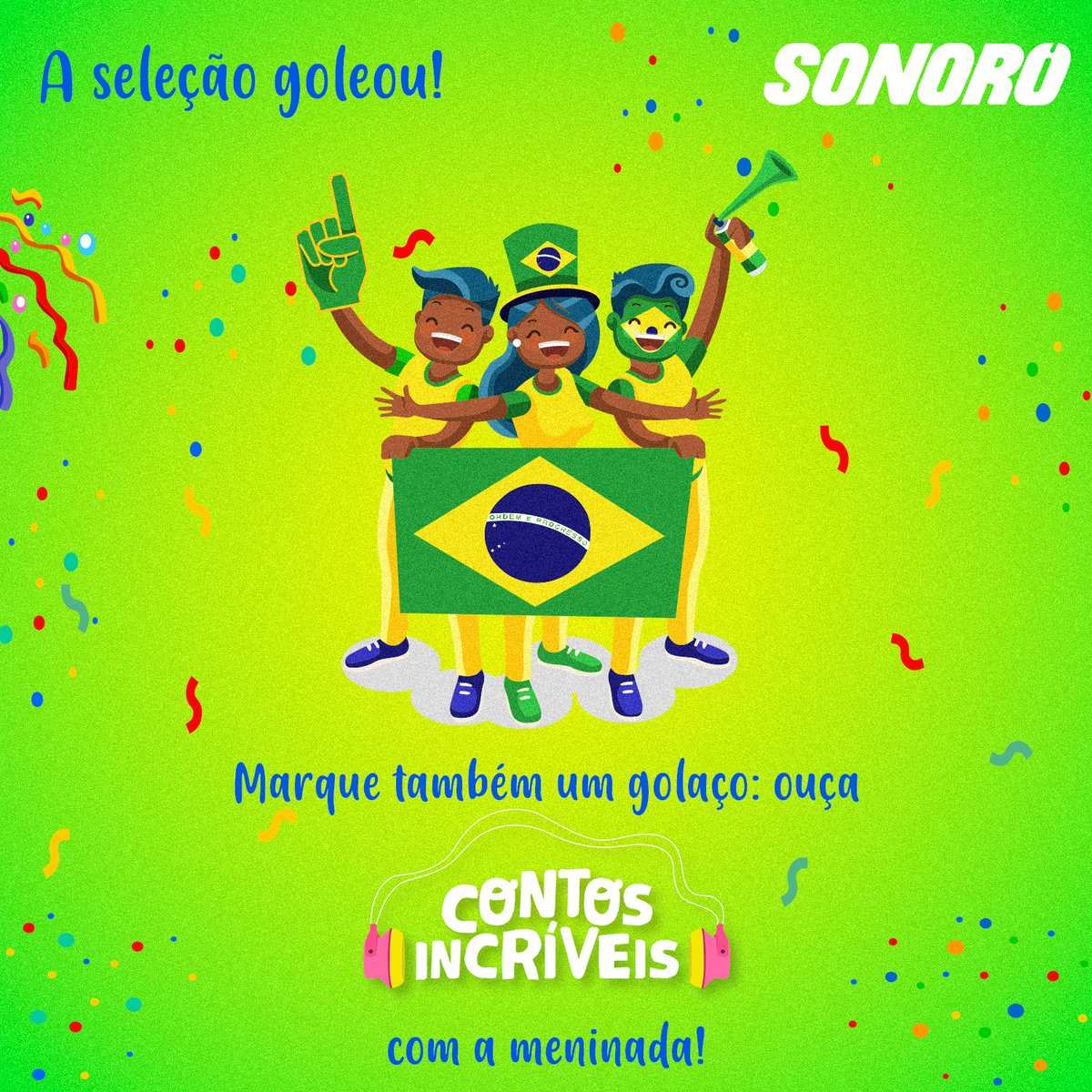 ContosIncrive's tweet photo. Faça um partidaço escutando Contos Incríveis com as crianças! 🎶🧚♂️ 🧞♀️. Acesse: https://t.co/M8HVmBaOW2
#sonoromedia #contosincriveis #contosinfantis #historiasinfantis https://t.co/wBjNg91h56