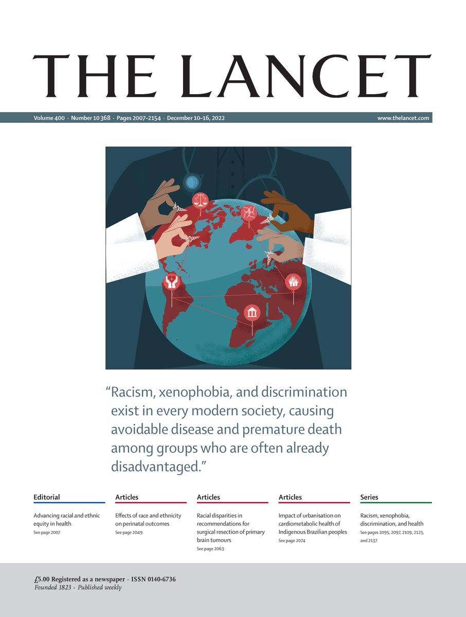 Timed to #HumanRightsDay, The Lancet's special issue: Advancing racial and ethnic equity in science, medicine, and global health hubs.li/Q01tYbx80
