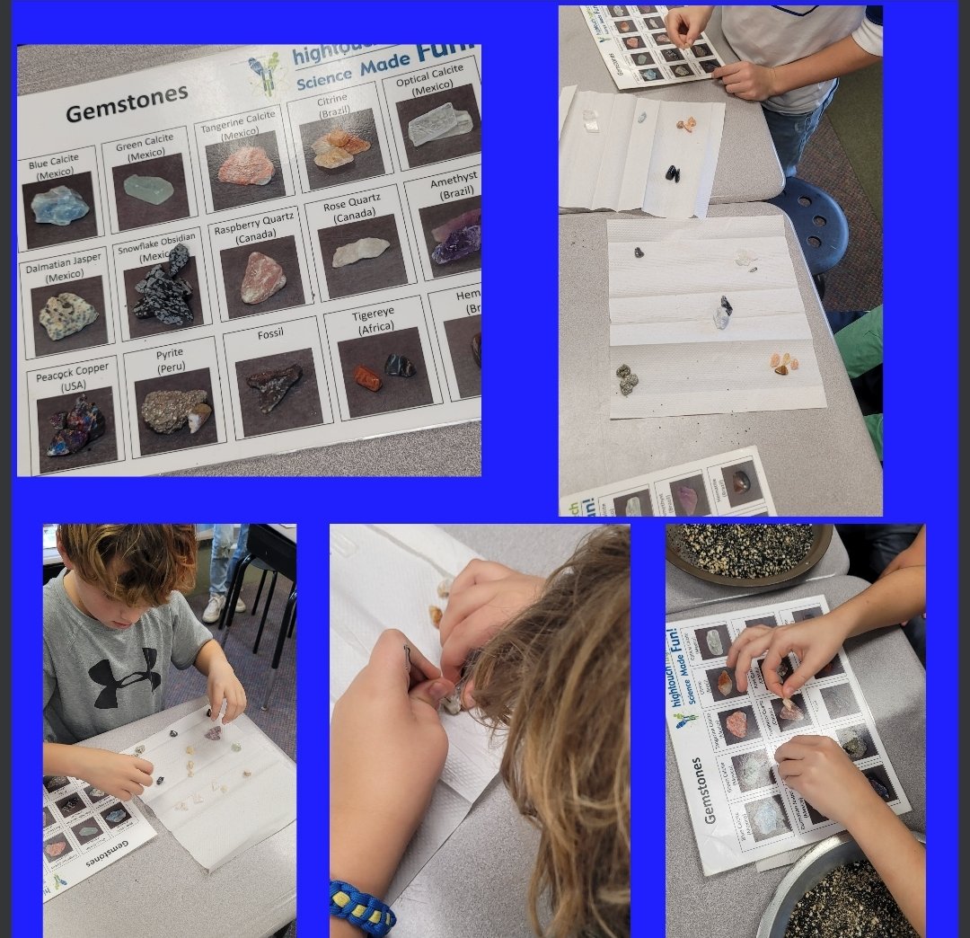 We LOVE when <a href="/HTHTscience/">High Touch High Tech</a> comes to Violet! The 4th graders got to dig for gems! Thank you Rocket Ryan!!! <a href="/VioletAllStars/">Violet Elementary School</a> <a href="/myLSPS/">Lake Shore Public Schools</a>