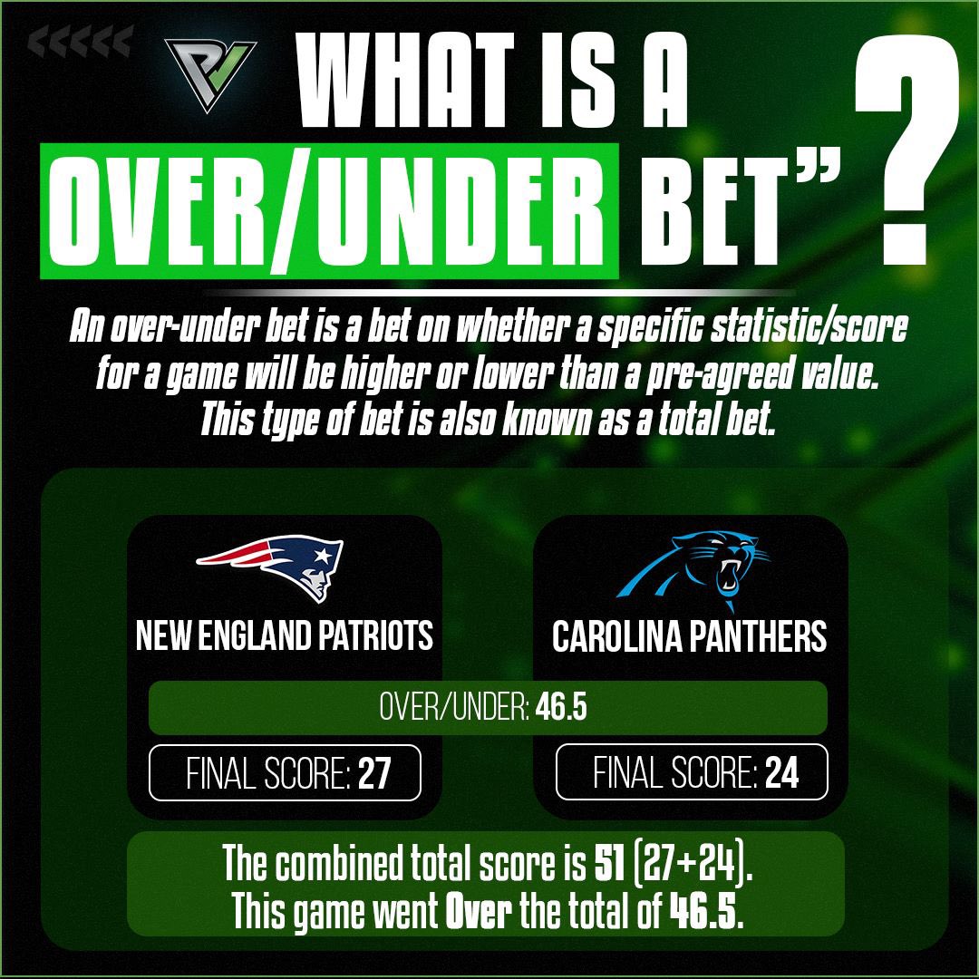 THE PICK VAULT SPORTS PICKS on Twitter "‼️💰 AN OVERUNDER BET IS A