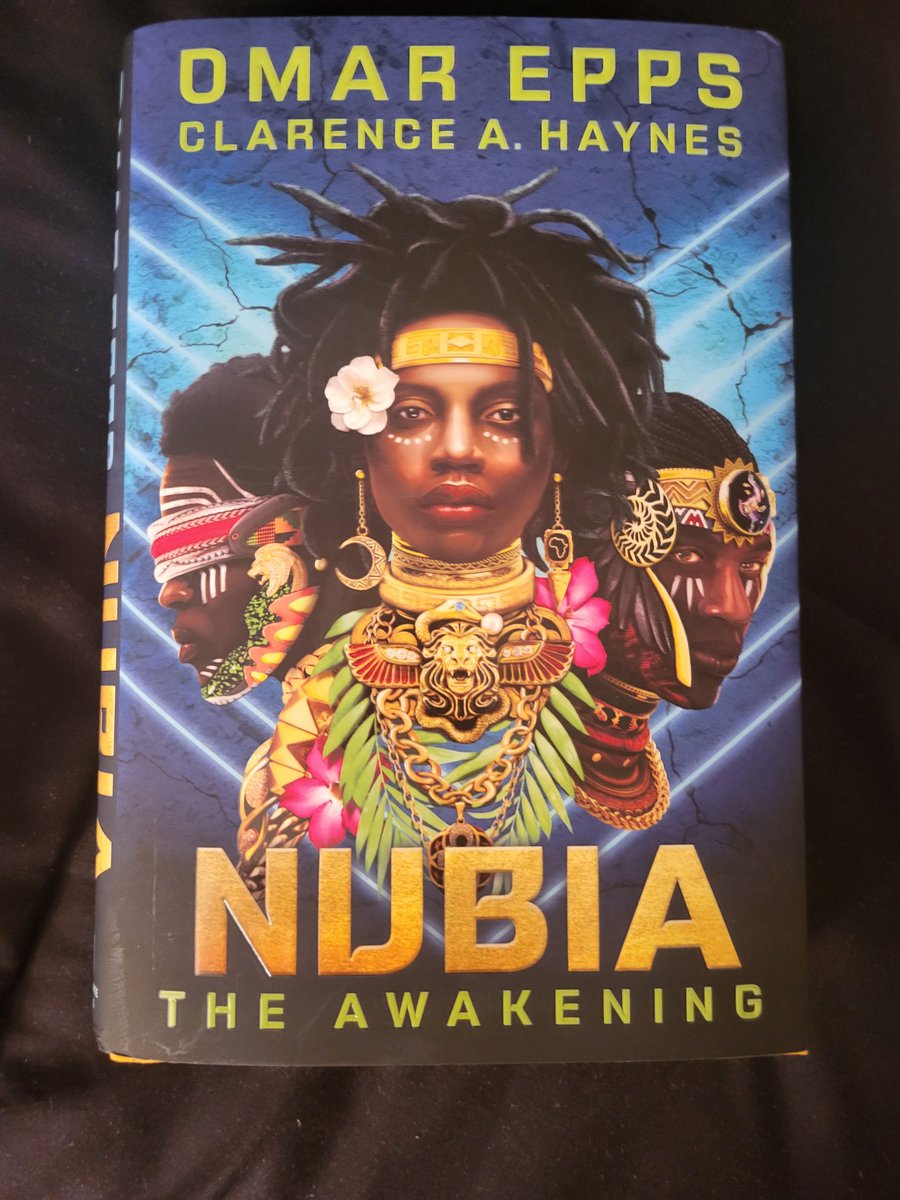 At @thesilverroom today I picked up this new novel by my once-upon-a-time fantasy boo @omarepps called #NubiaTheAwakening.  This is going to be good!