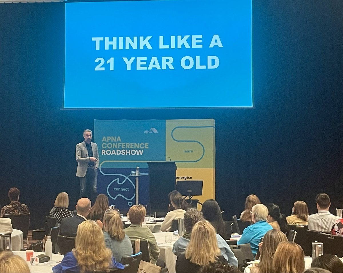 CatMStephen's tweet photo. Embrace your inner 21 year old, make bold decisions, prepare to stuff things up and learn in the pursuit of better #PHC nursing models.
@APNAnurses #ValuedVisibleRespected @Sharon_MJames @KaaraCalma https://t.co/zfCsQQNepi