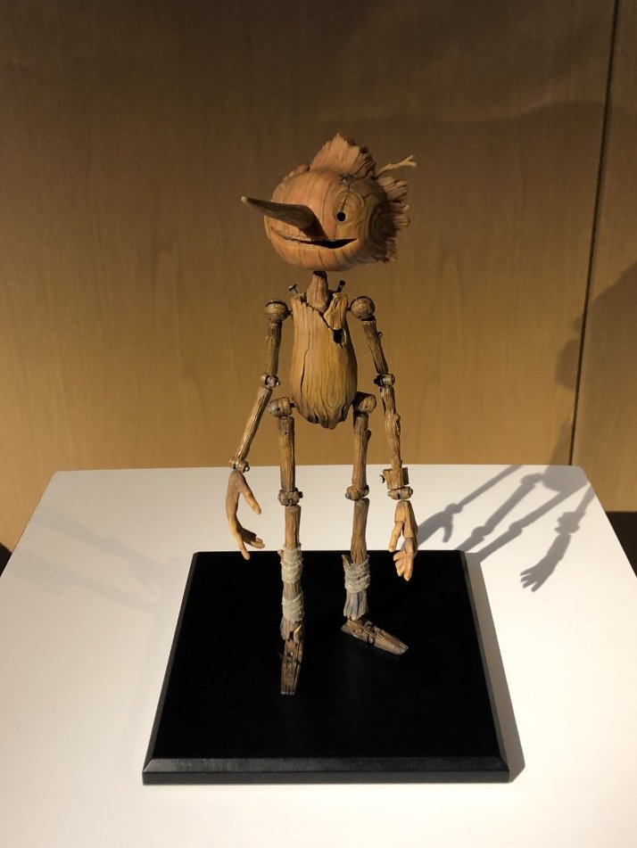 goosaba's tweet photo. Some pics from the Guillermo del Toro's Pinocchio premiere the other night. What a wonderfully beautiful, intense, and impactful film! (I had nothing to do with this film, I was just an excited audience member.)  #pinocchiomovie #animation #stopmotion @netflix https://t.co/anL2QeN2Kw