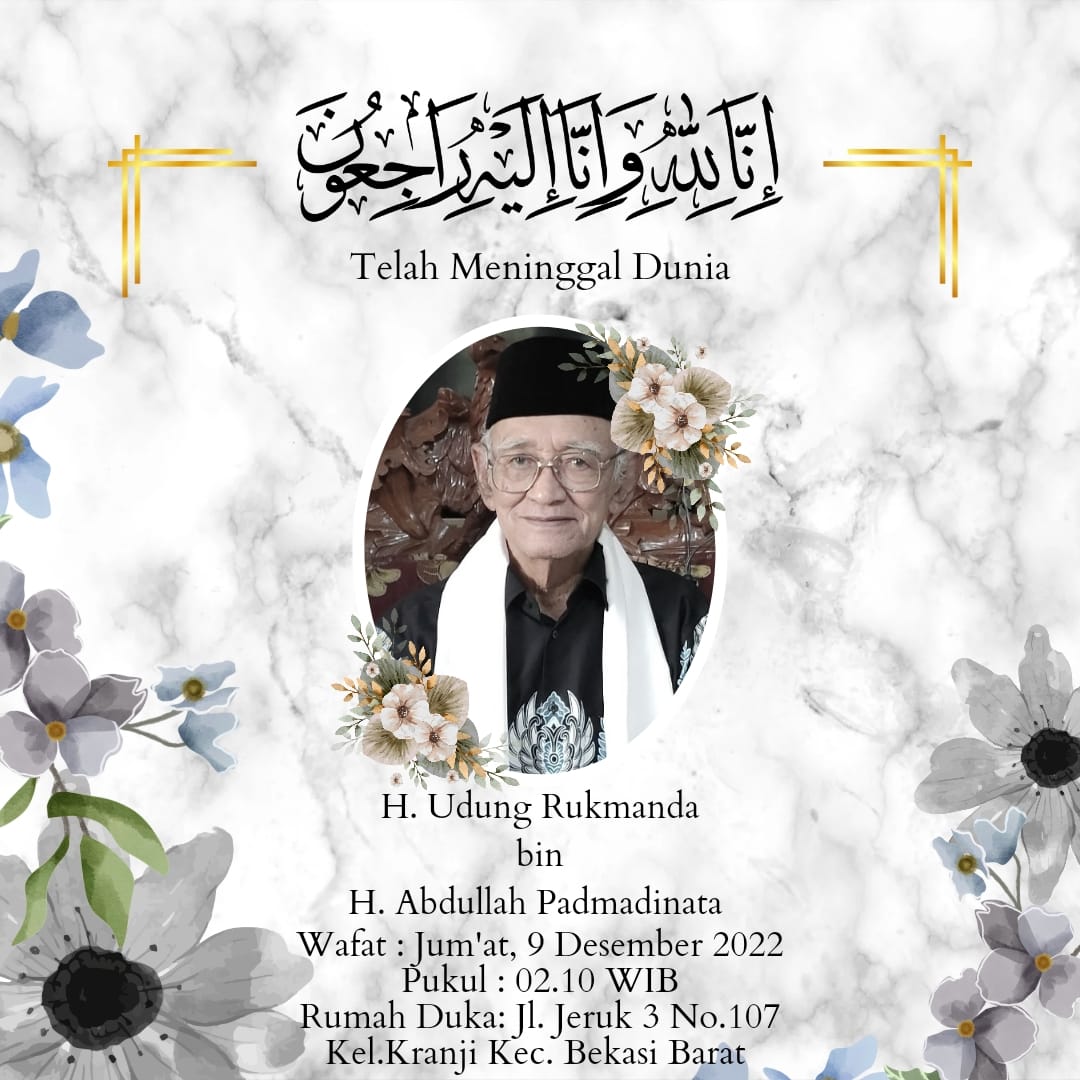 Innalillahi wa ina lillahi roziun, telah meninggal dunia kakek kami, uyut, buyut tercinta, semoga almarhum meninggal dunia dalam keadaan Husnul Khotimah semoga almarhum diterima iman islamnya dan dilapangkan kuburnya.Insyaa Allah. Aamiinn...