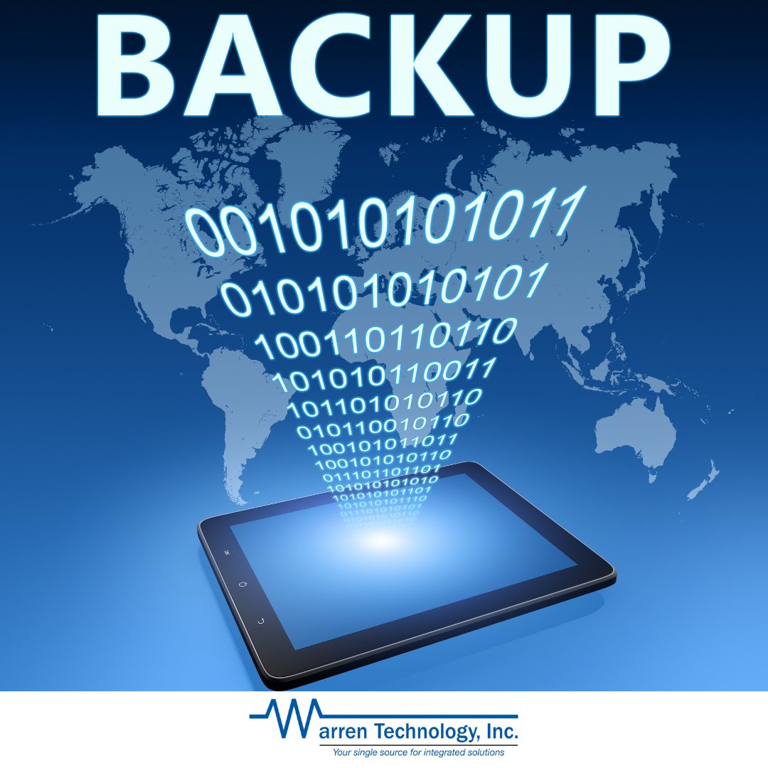 WarrenTechnolo1's tweet photo. Warren Technology's data backup services protect your data, ensuring it is stored safely and securely. 

Take a defensive strategy against data breaches and other cyber crime. 

Ready to take your data protection to the next level? Give us a call today! 502-266-7700 https://t.co/iy4mJr01ug