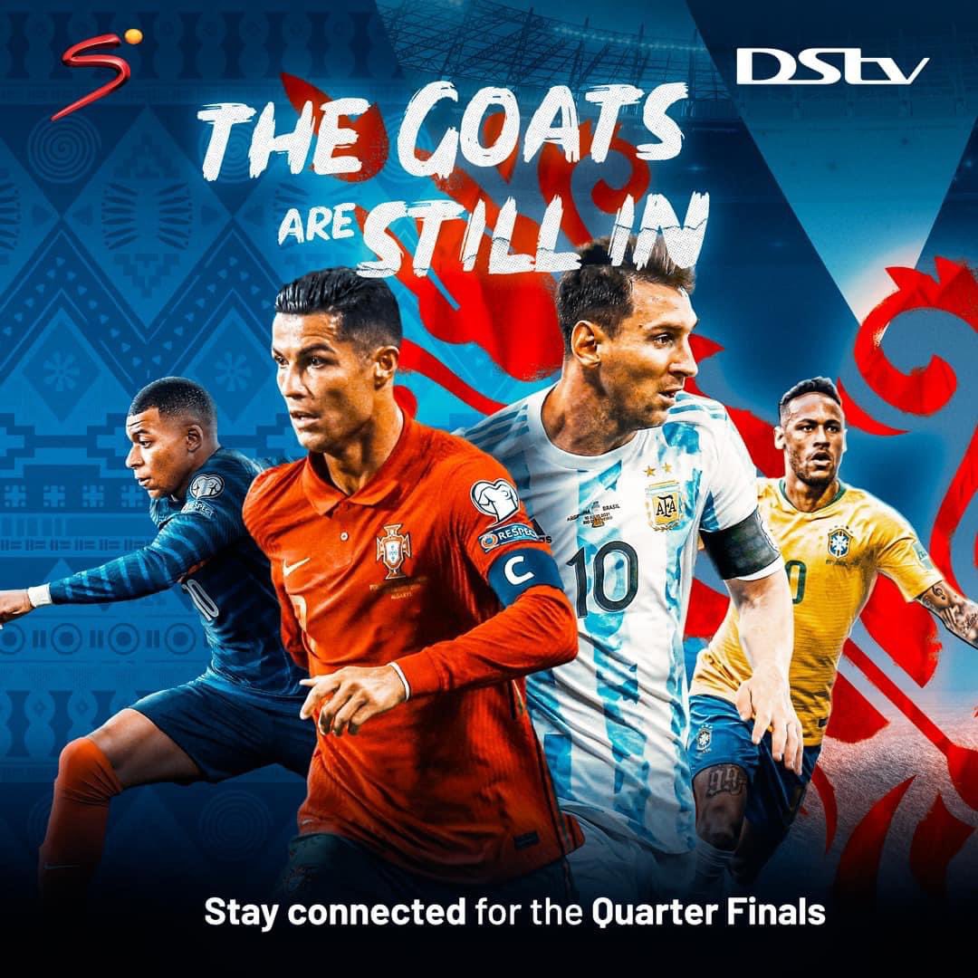 DStvSn's tweet photo. Les quarts de finales de la coupe du monde débutent demain 🤩

Êtes vous prêts ? https://t.co/1v04Tsy3kM