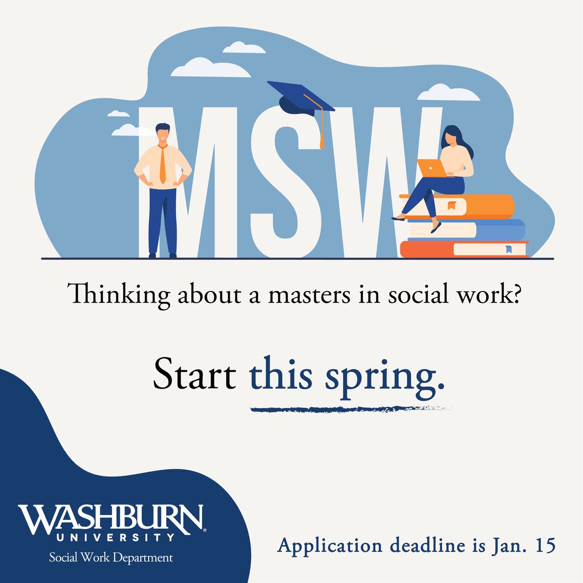 Want to unlock even more opportunities in the social work field? Apply for the Master of Social Work (MSW) program today!

For more info, visit bit.ly/wumswprogram.

#ad