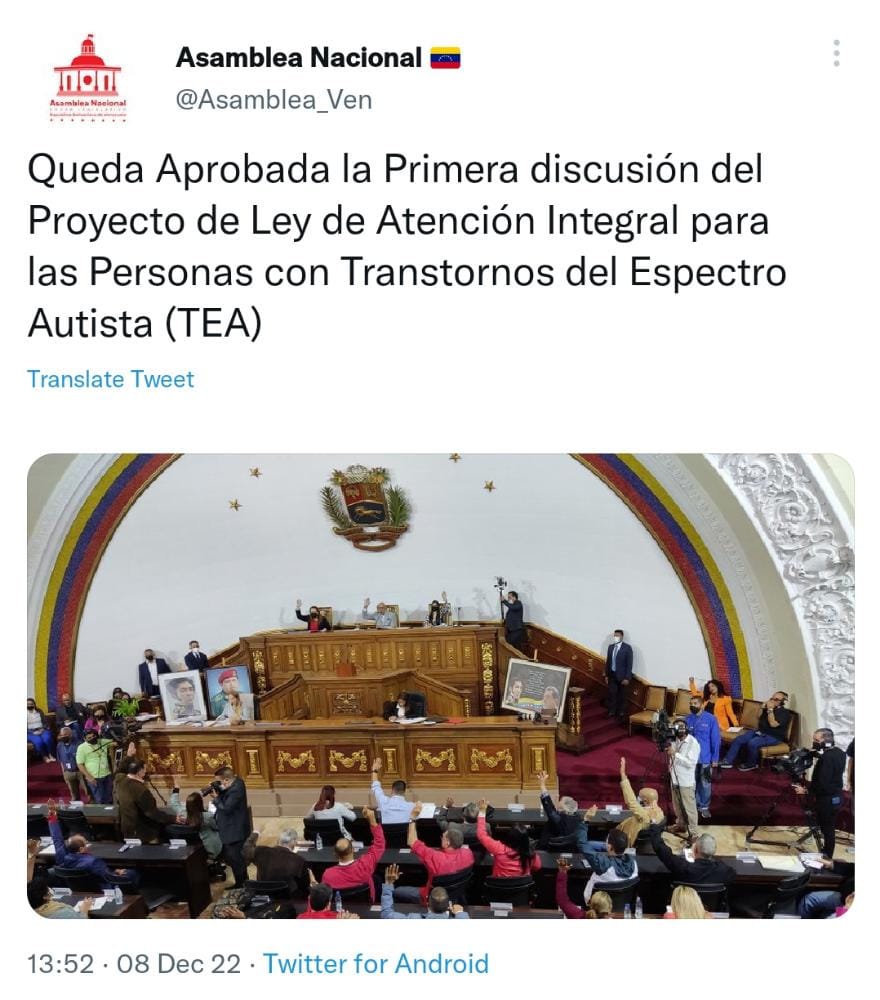 Nacio7Femenina's tweet photo. #08Dic Desde la Dirección Nacional de la Mujer aplaudimos, celebramos y felicitamos a todas las mujeres y familiares que con su lucha hoy logran este primer paso Proyecto de Ley de Atención Integral para las Personas con Transtorno del Espectro Autista (TEA). 👏👏Gracias Chicas https://t.co/574sF3kNo2