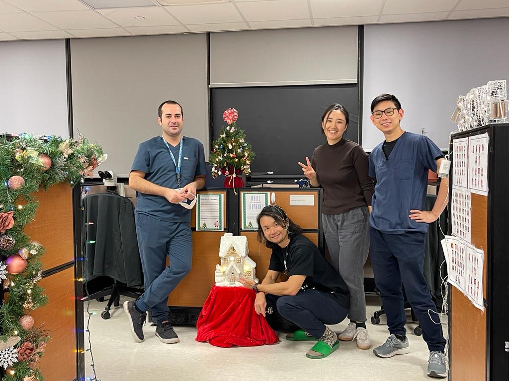 The residents' room is lit up with holiday cheer! #Holidayseason #Christmas