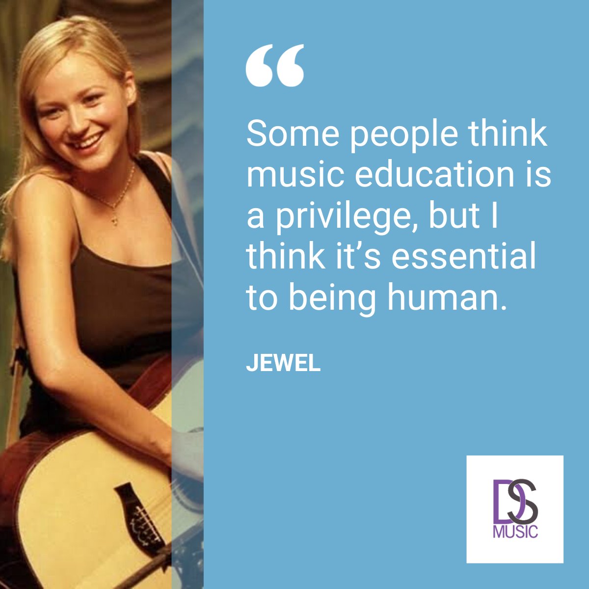 DSMusicianship's tweet photo. Well said! 💜 Music teaches us so many transferrable skills and in fact, helps us learn how to be humans in the first place! What has music taught you?  

#quotesaboutmusic #musicquotes https://t.co/tJBpF7pDty