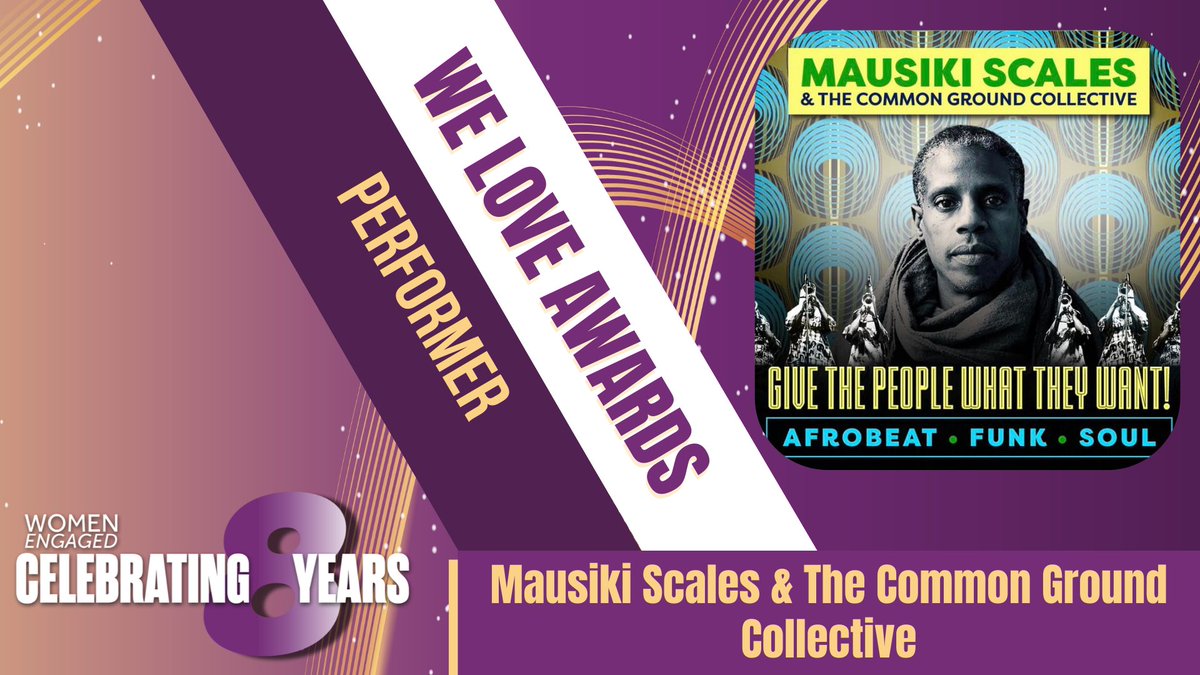 Live music from Mausiki Scales and The Common Ground Collective, known for taking fans on a fearless exploration of the pulsating rhythms of the African Diaspora, seamlessly connecting the dots between afrobeat, funk, hip hop, soul and New Orleans jazz…in a single performance.