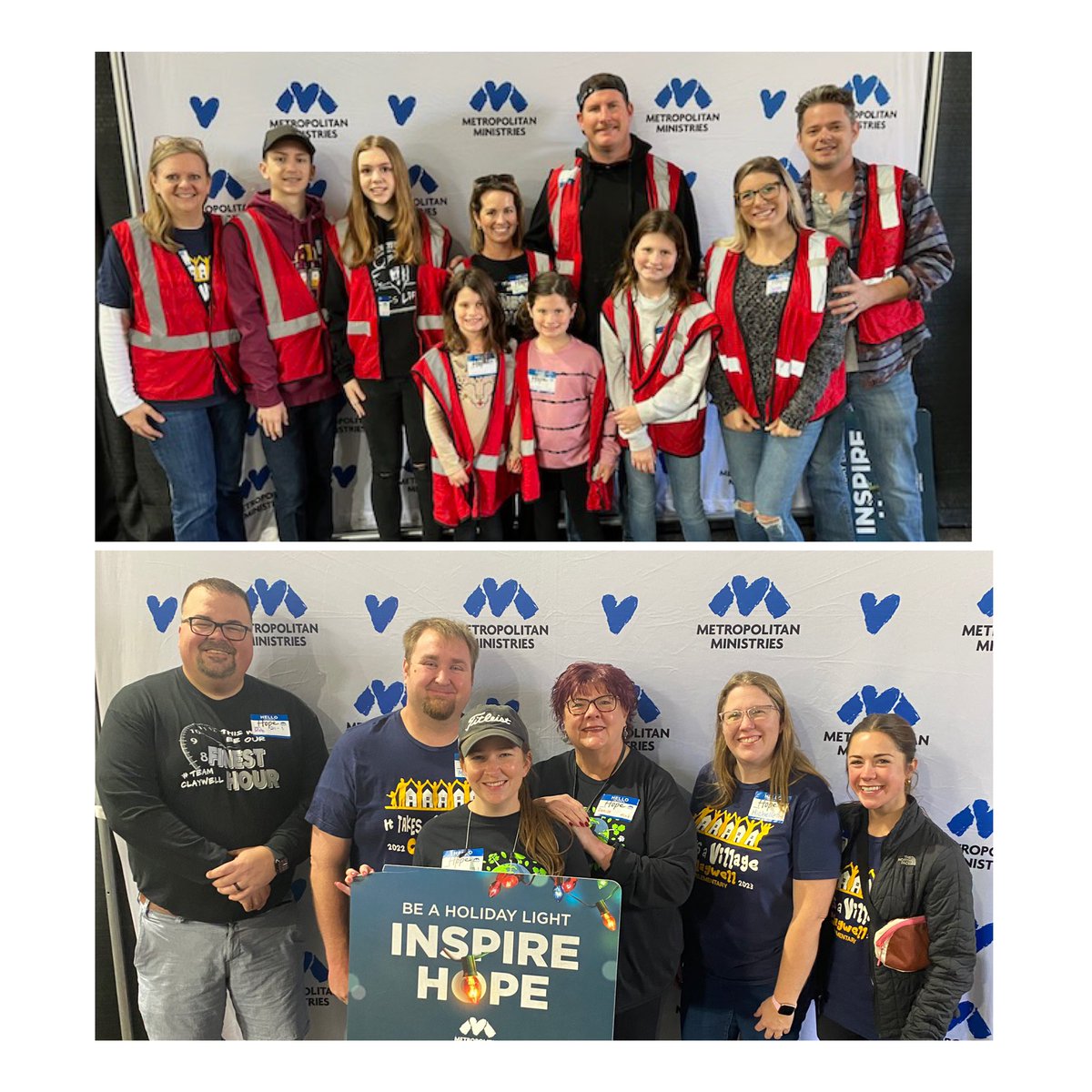 For the 10th year Claywell volunteered at Metropolitan Ministries. We had current staff and students as well as spouses and former students. Our largest turn out yet of 22 people. It is extremely rewarding to help our family,  <a href="/HillsboroughSch/">Hillsborough Schools</a> <a href="/ScardinoJ/">Julie Scardino</a> <a href="/MetroMinistries/">Metropolitan Ministries</a>