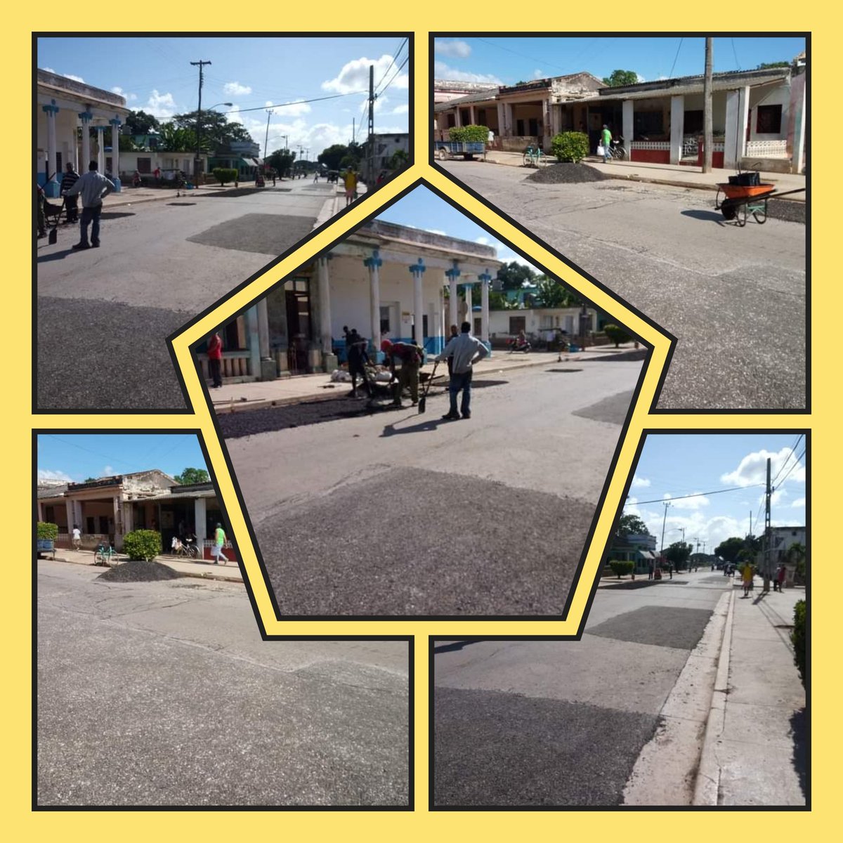 ValiaMolina's tweet photo. Avanza el bacheo de las arterias principales en #Bolondrón.
#PedroBetancourtEnVictoria
#MatancerosEnVictoria 
@AsambleaCuba @AsambleaPedro @IrisleidysR @gpppmatanzas @SuselyMorfaG @mariofsabines @BazanOsmany @AbreuVaniuska @DiazOslay @GladysRLopez68 https://t.co/IvFFVINpQz